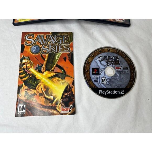 Savage Skies Sony PlayStation 2 PS2 Complete CIB Very Clean TESTED WORKS SEE PIC - Picture 3 of 6